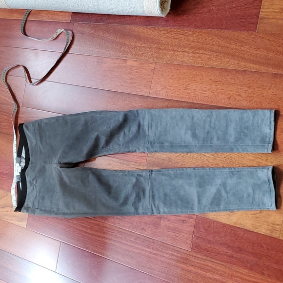 Helmut Lang leather pants sz 6 - Picture 3 of 10